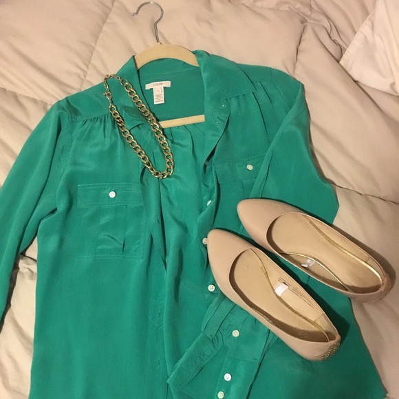 J. Crew Tops - J.Crew Silk Blouse